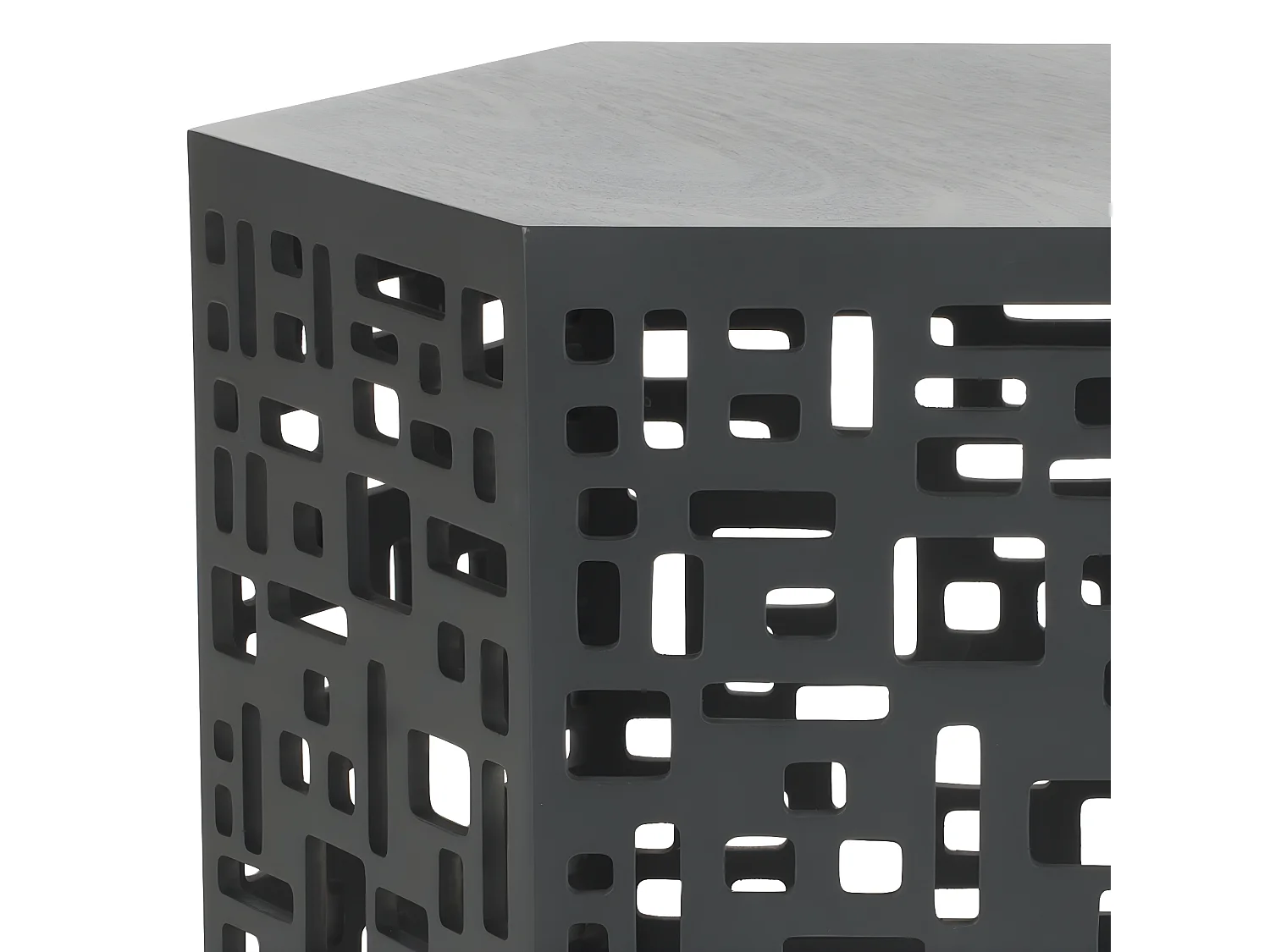 Table d'appoint Gris anthracite 30 X 58 X 44.45 cm - Ardis