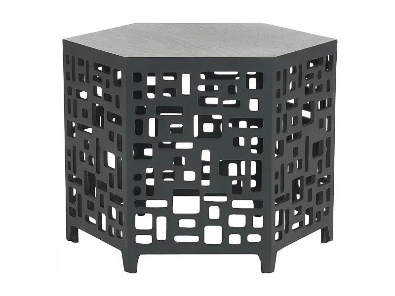 Table d'appoint Gris anthracite 30 X 58 X 44.45 cm - Ardis