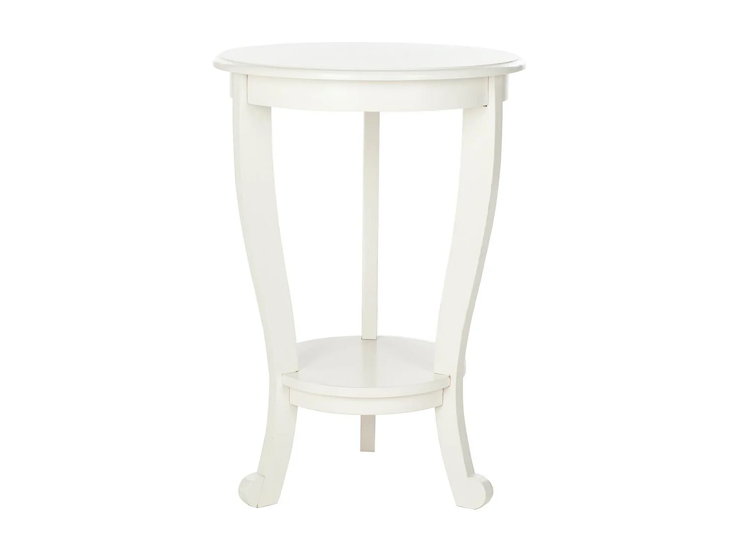 Table d'appoint Déchiré et crème 46 X 46 X 66.04 cm - Marianne