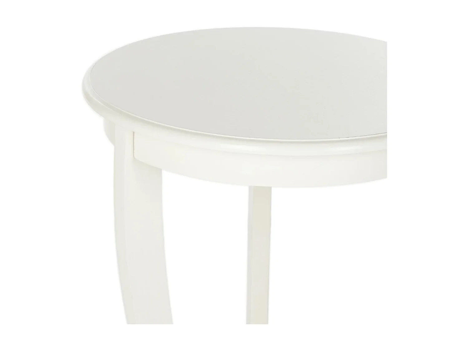 Table d'appoint Déchiré et crème 46 X 46 X 66.04 cm - Marianne