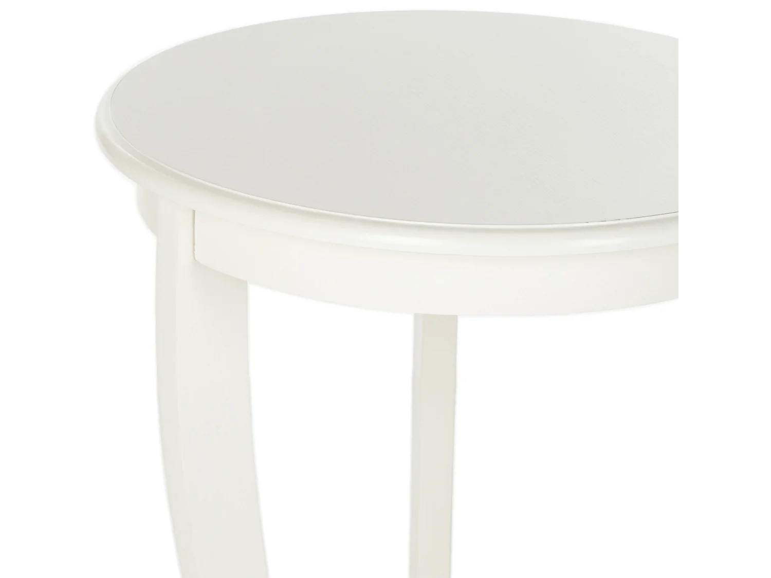 Table d'appoint Déchiré et crème 46 X 46 X 66.04 cm - Marianne