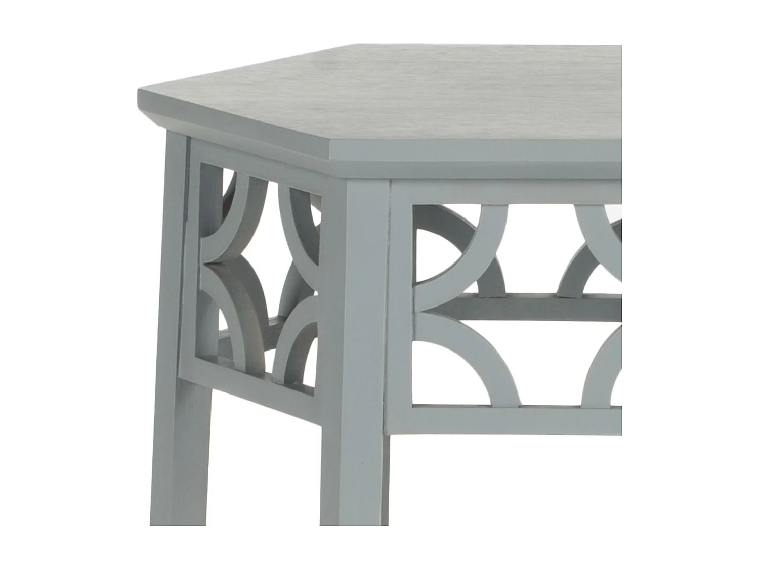 Table d'appoint Gris bleu perle 46 X 46 X 45.97 cm - Manilla