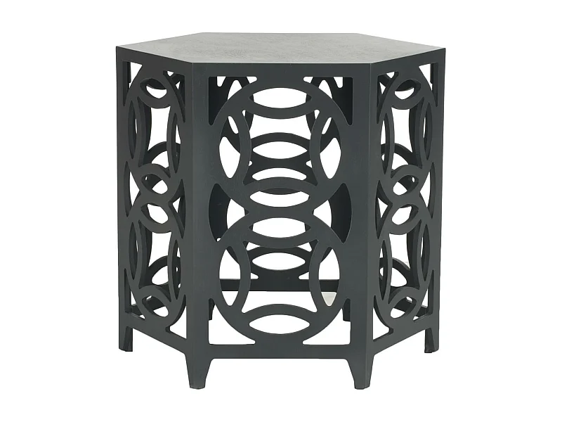 Table d'appoint Gris anthracite 58 X 58 X 56.38 cm - Delores