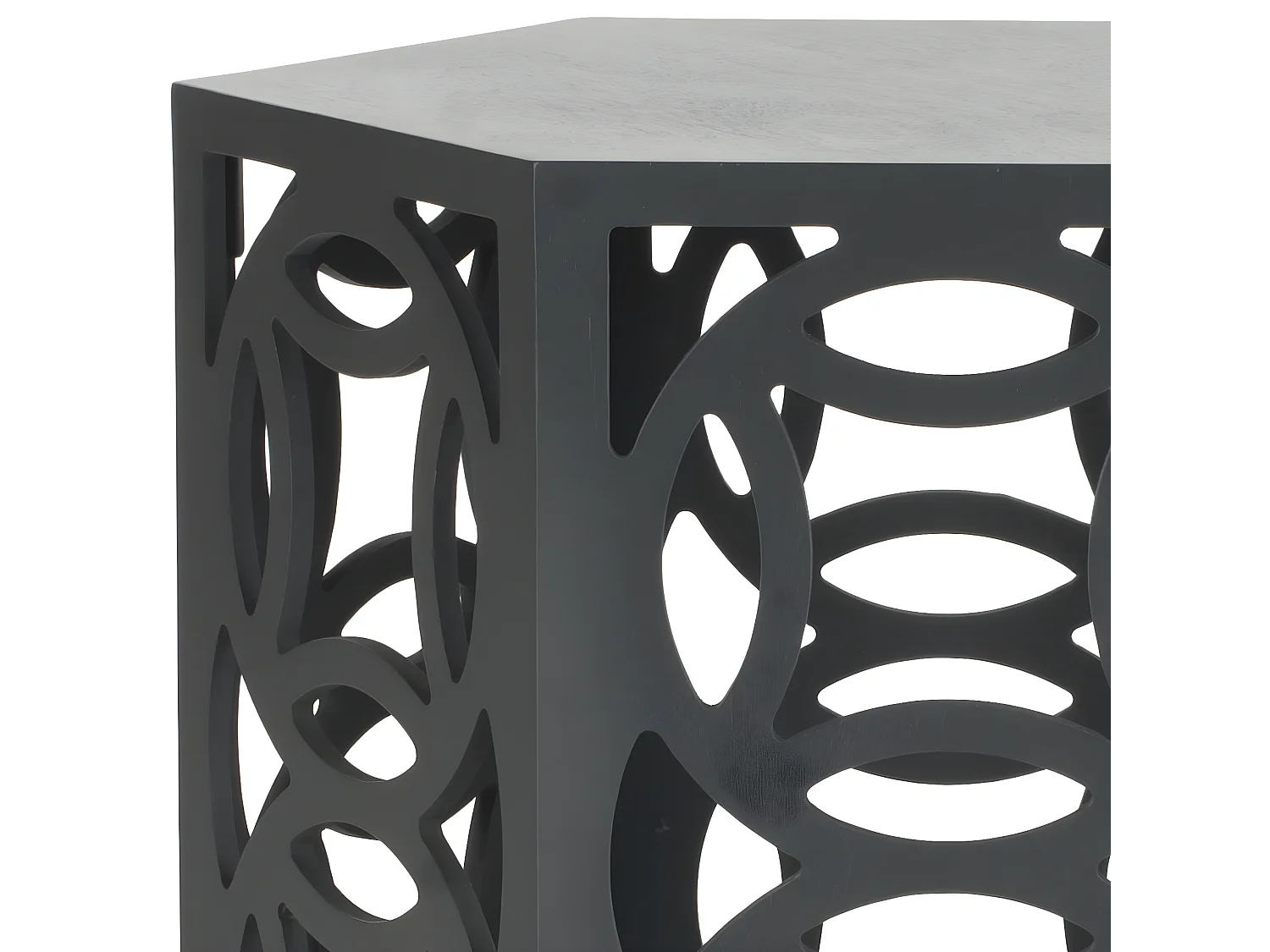 Table d'appoint Gris anthracite 58 X 58 X 56.38 cm - Delores