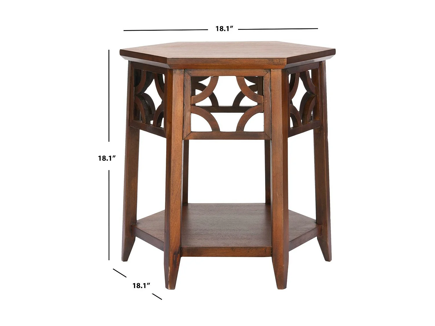 Table d'appoint Marron 46 X 46 X 45.97 cm - Manilla