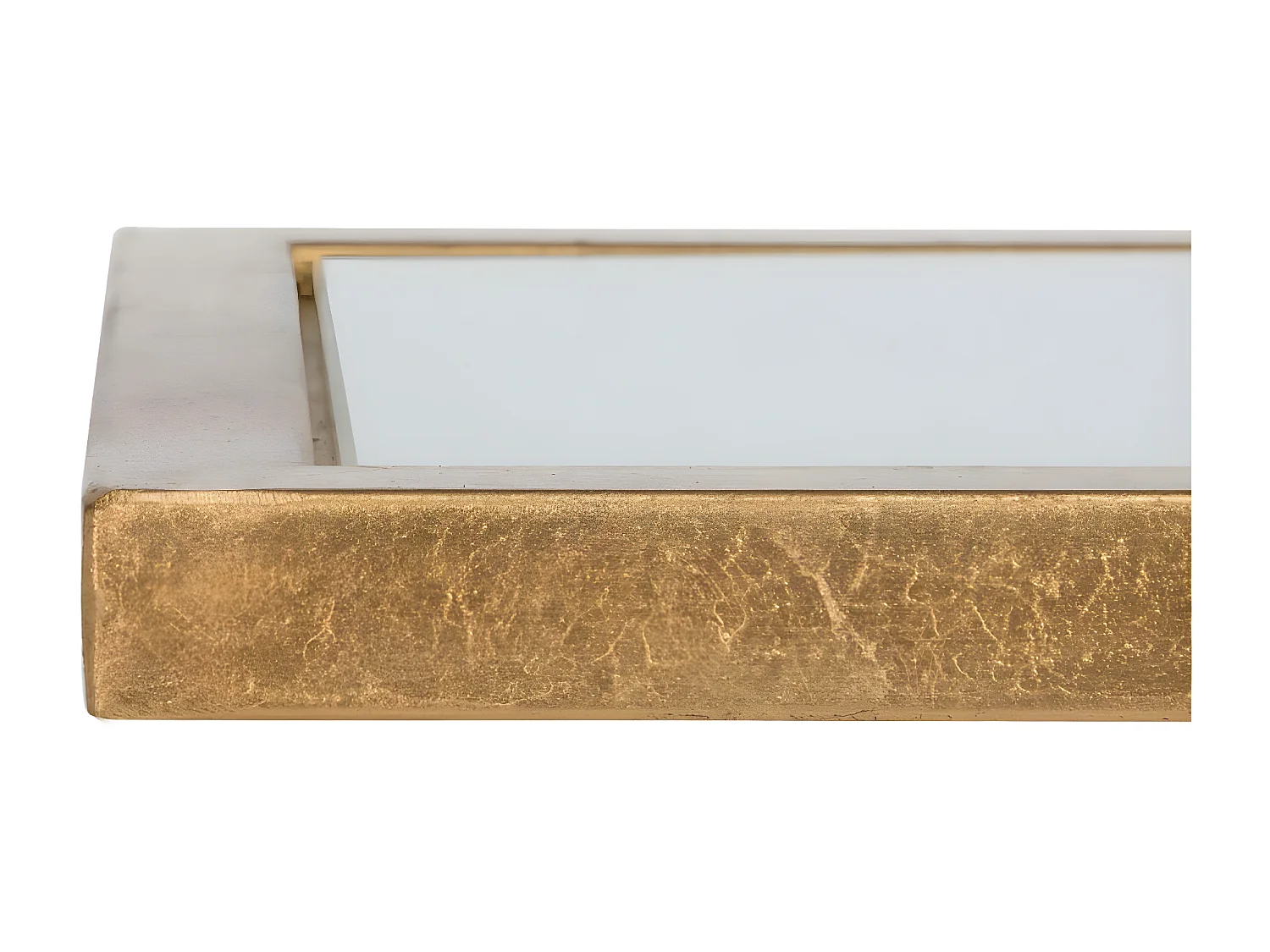 Table d'appoint Or et blanc 25 X 40 X 53.34 cm - Hellen