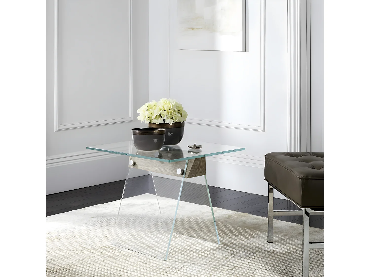 Table d'appoint Clair 59 X 59 X 51.05 cm - Zelia