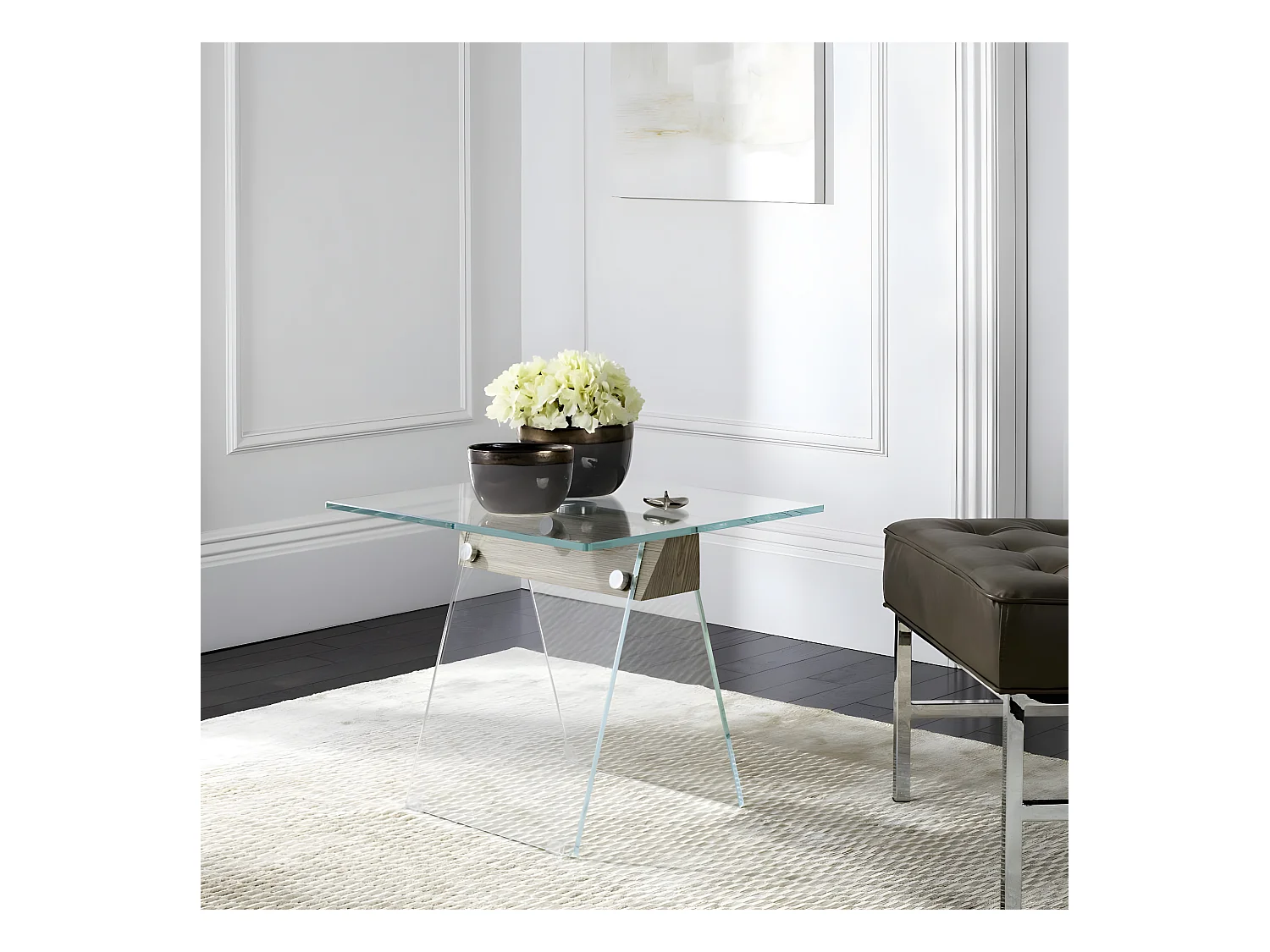 Table d'appoint Clair 59 X 59 X 51.05 cm - Zelia