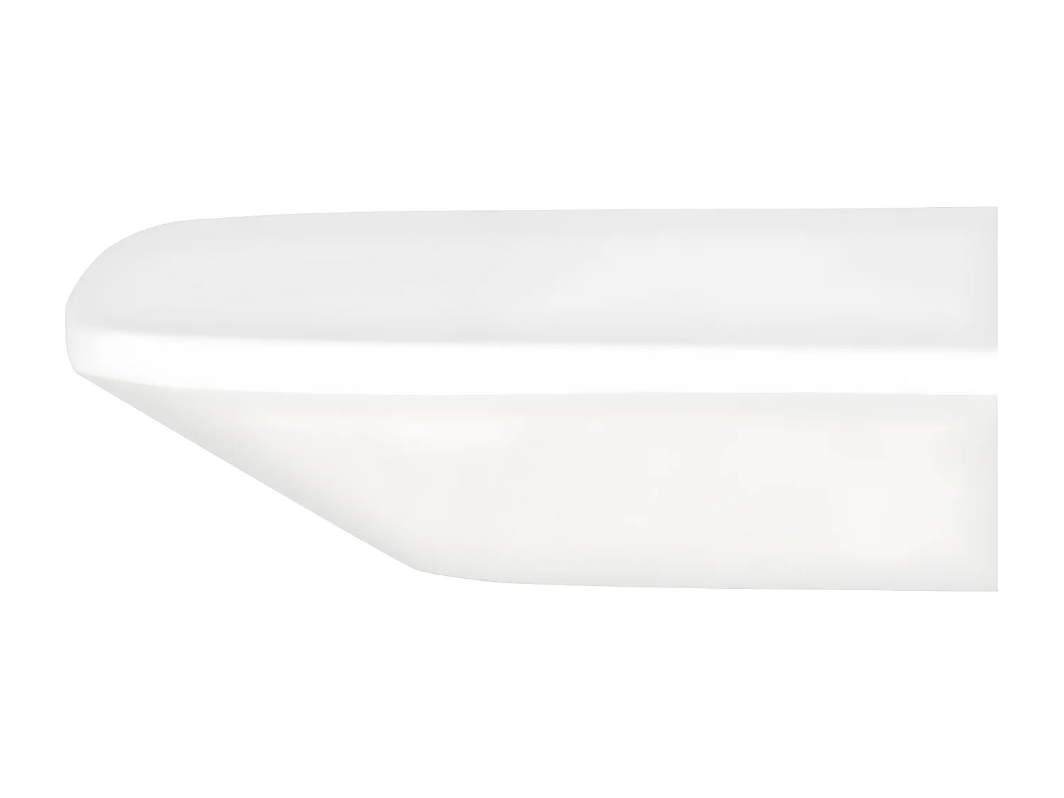 Table d'appoint Blanc & brun foncé 40 X 120 X 39.87 cm - Ilma