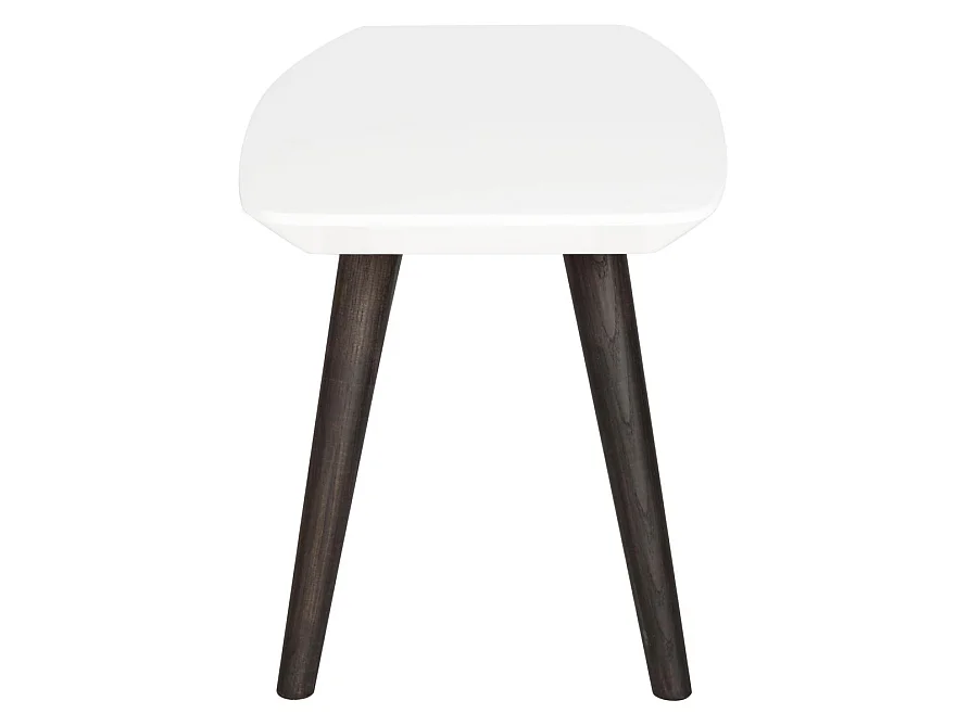 Table d'appoint Blanc & brun foncé 40 X 120 X 39.87 cm - Ilma