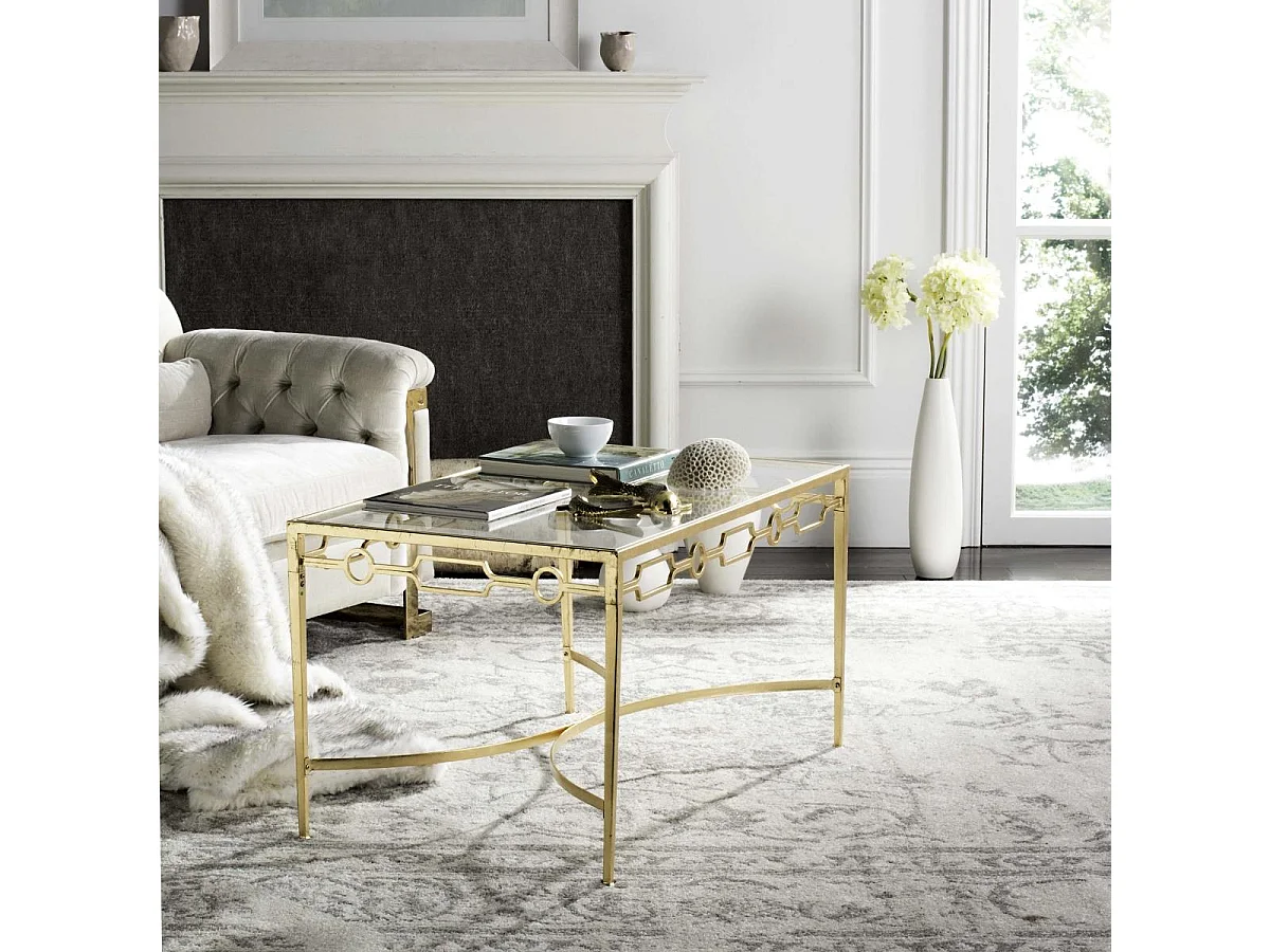 Table d'appoint Or & Clair 61 X 104 X 54.61 cm - Kathern