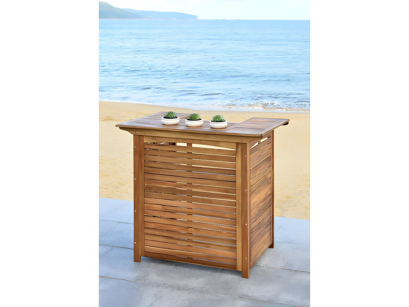Bar extérieur Naturel 117 X 69 X 106.93 cm - Dorene