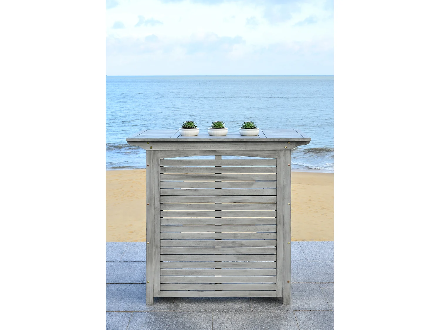 Bar extérieur Gris lavé 117 X 69 X 106.93 cm - Dorene