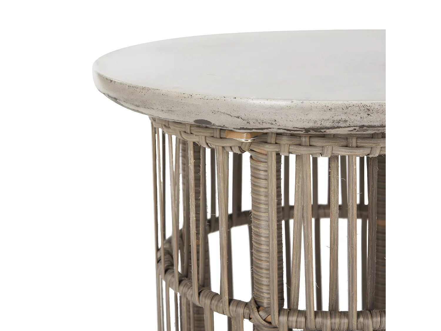 Table d'appoint pour l'extérieur Gris foncé 40 X 40 X 43.94 cm - Sonya