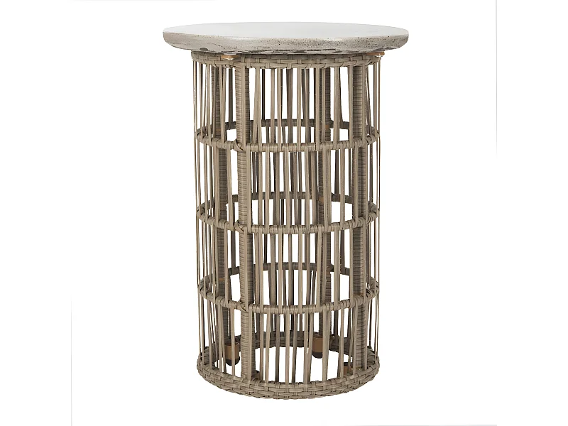 Table d'appoint pour l'extérieur Gris foncé 40 X 40 X 43.94 cm - Sonya