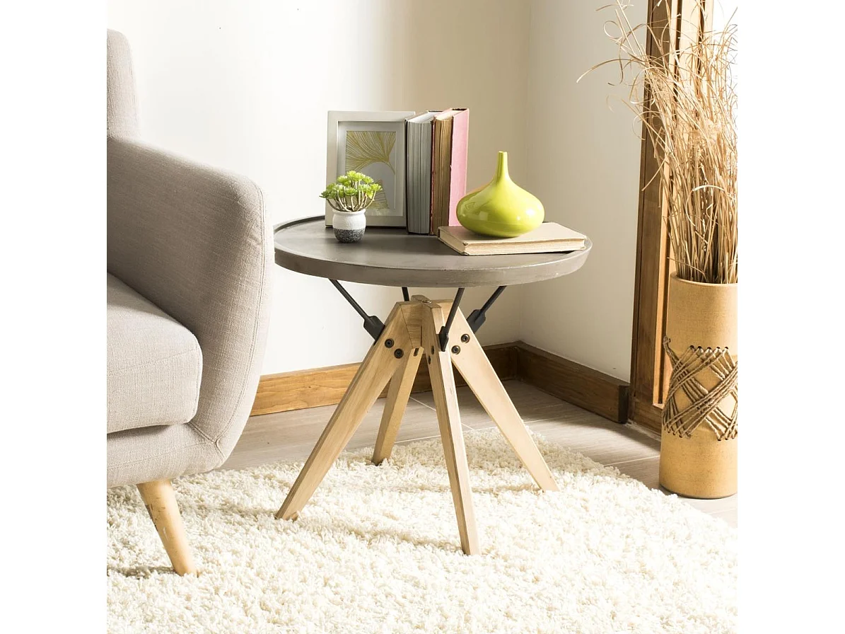 Table d'appoint pour l'extérieur Gris foncé 55 X 55 X 43.94 cm - Joye