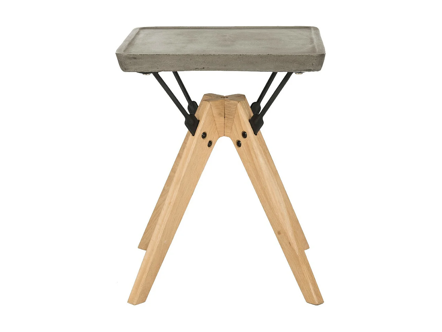 Table d'appoint pour l'extérieur Gris foncé 46 X 46 X 43.94 cm - Hortensia