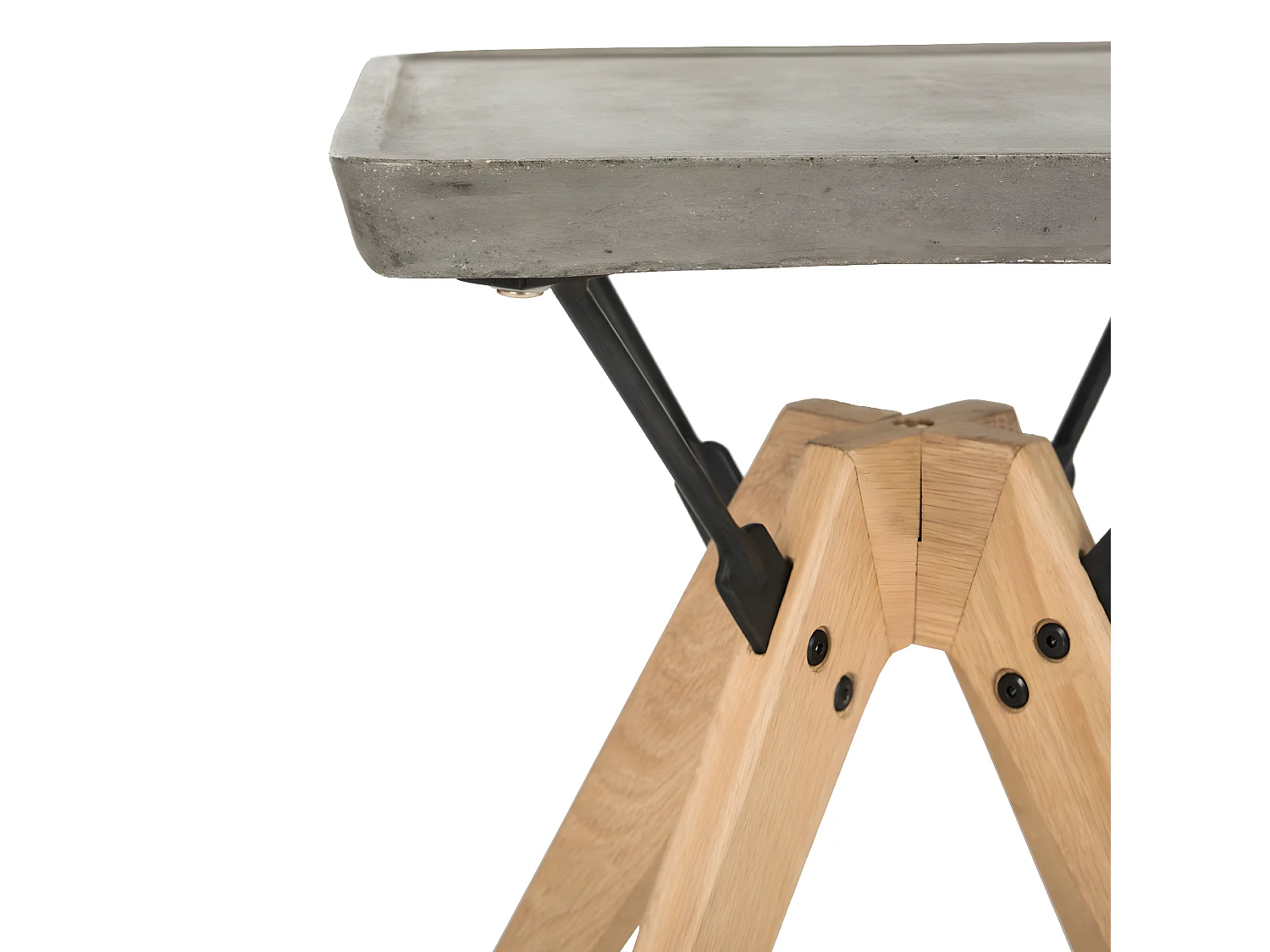 Table d'appoint pour l'extérieur Gris foncé 46 X 46 X 43.94 cm - Hortensia