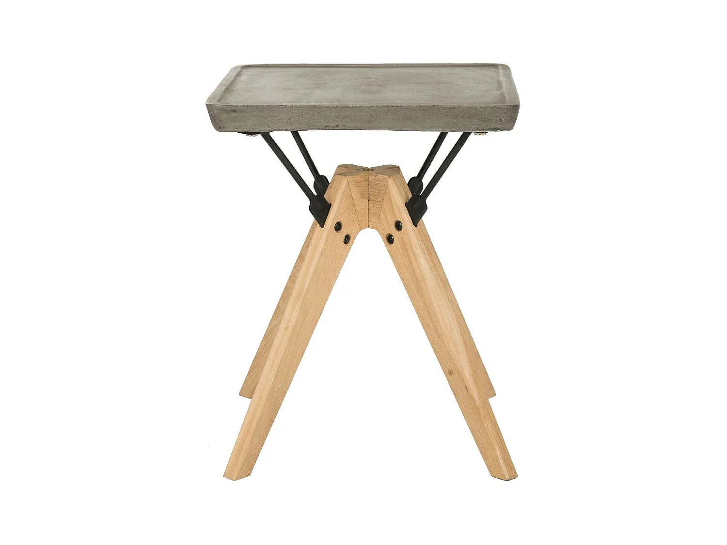Table d'appoint pour l'extérieur Gris foncé 46 X 46 X 43.94 cm - Hortensia