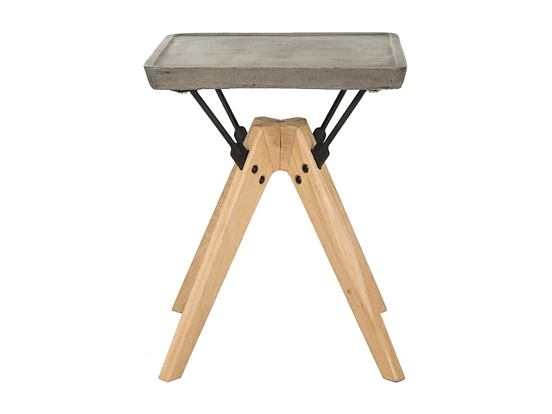 Table d'appoint pour l'extérieur Gris foncé 46 X 46 X 43.94 cm - Hortensia