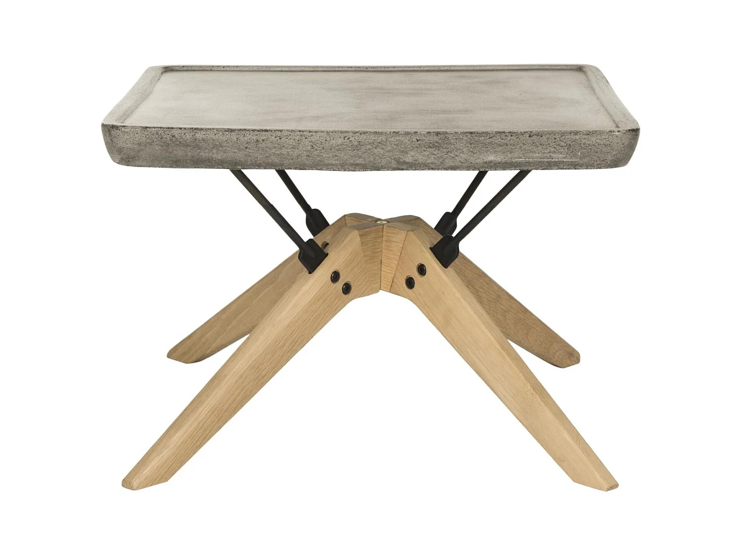Table basse d'extérieur Gris foncé 56 X 56 X 43.94 cm - Jocelyn