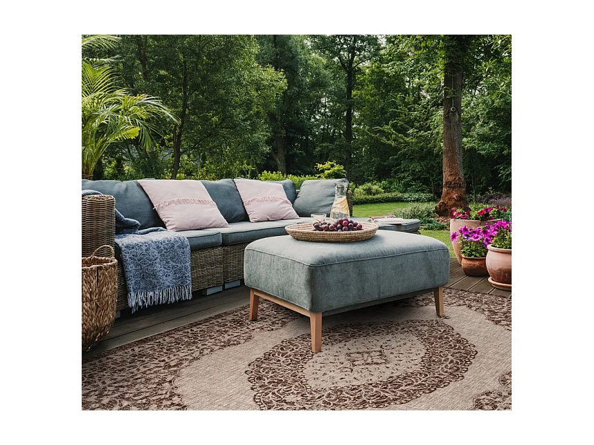 Tapis Neutre/Marron 160 X 231 cm - Amira