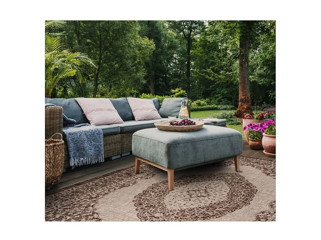 Tapis Neutre/Marron 160 X 231 cm - Amira