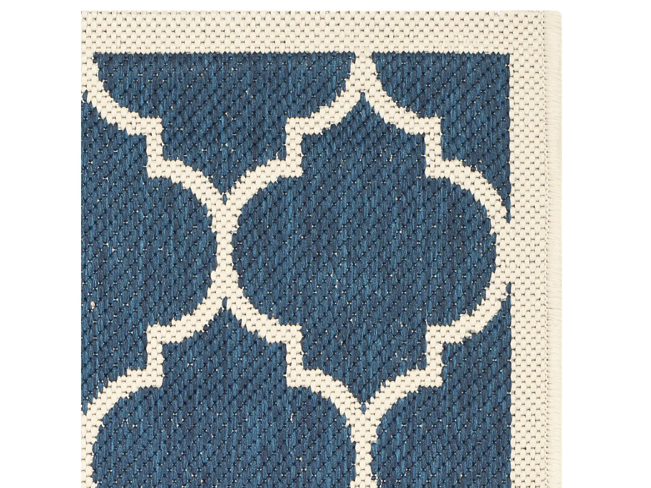 Tapis Bleu Marine/Neutre 122 X 170 cm - Arista