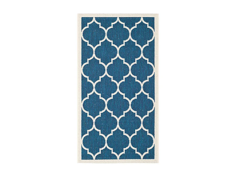 Tapis Bleu Marine/Neutre 122 X 170 cm - Arista