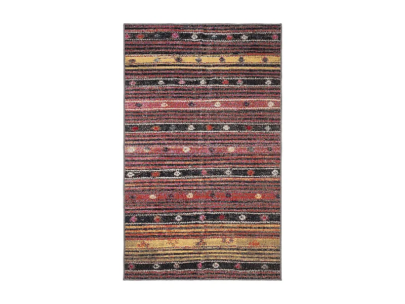 Tapis Marron/Multicolore 91 X 152 cm - Lemoine