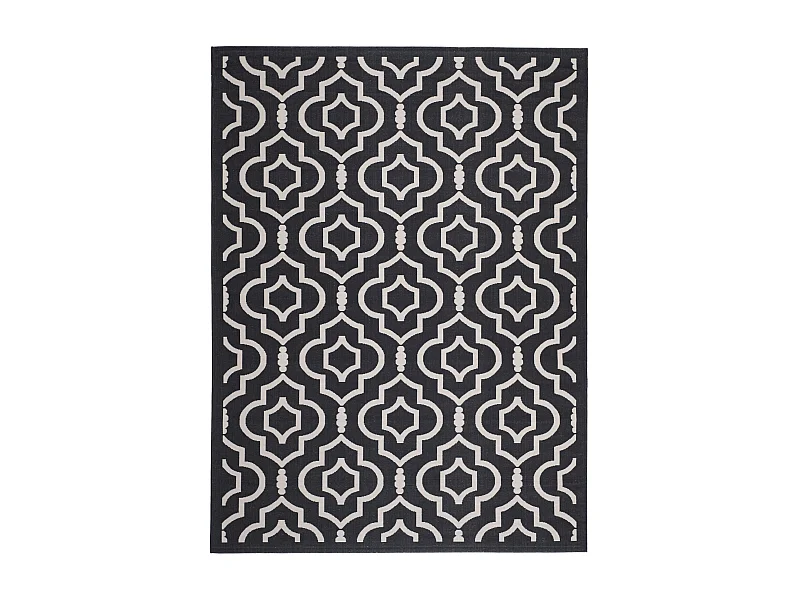 Tapis Noir/Neutre 201 X 290 cm - Mykonos