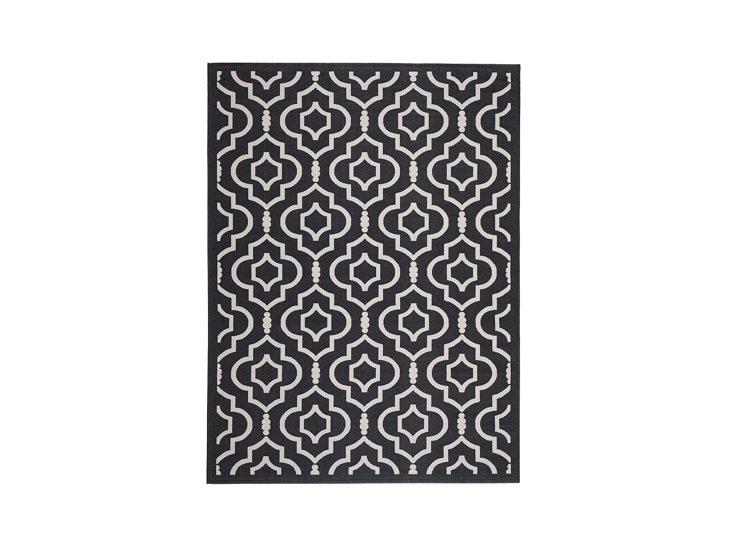 Tapis Noir/Neutre 201 X 290 cm - Mykonos