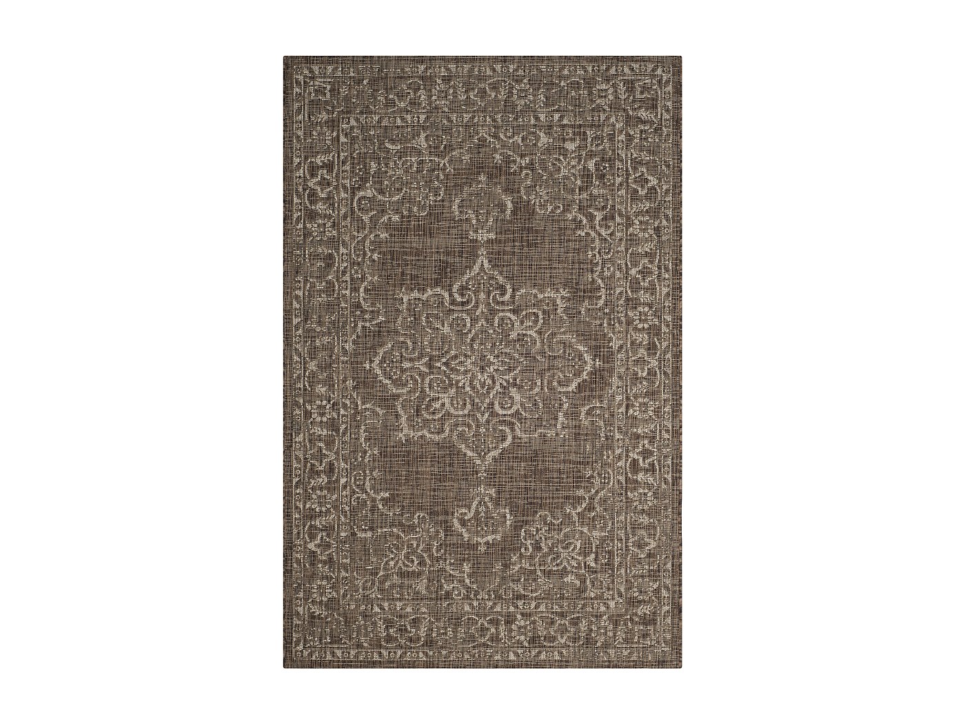Tapis RUGWORLD Sculpté 3D – 120x160 Cm, Marron-beige, Qualité Supérieure Tissée, Moderne