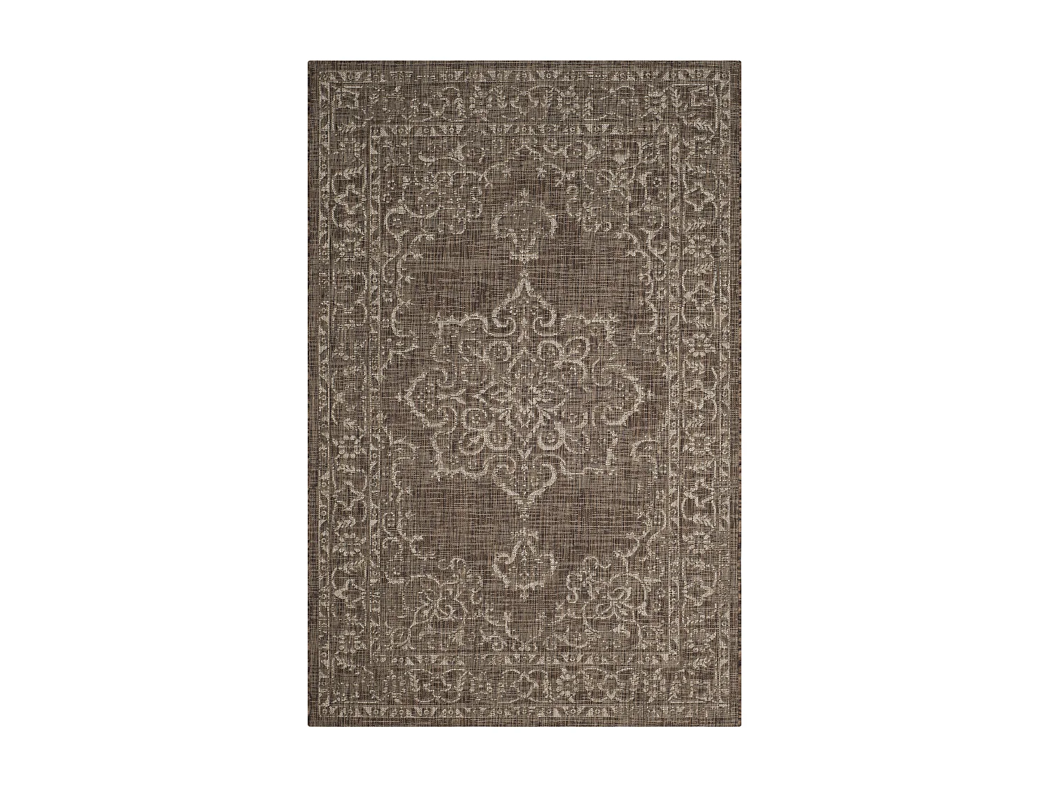 Tapis Marron/Neutre 201 X 290 cm - Mirabelle