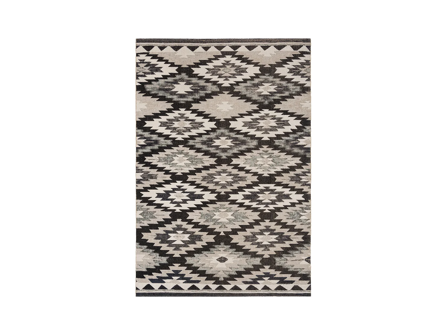 Tapis Gris/Noir 155 X 229 cm - Lailee