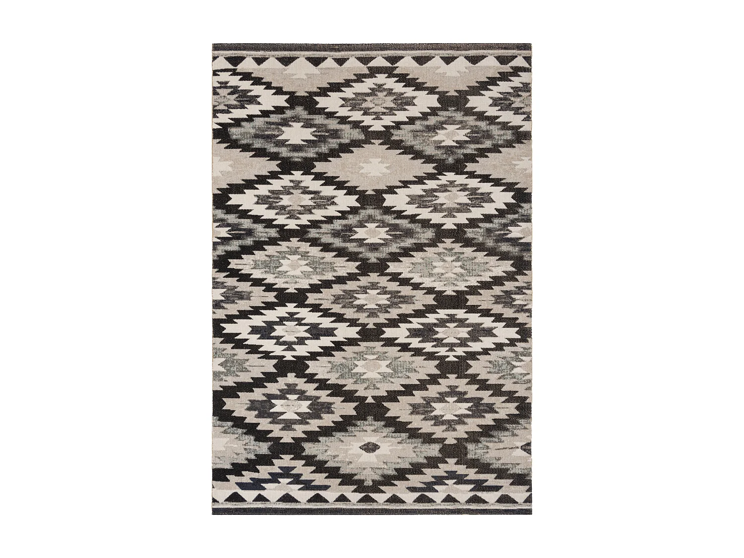 Tapis Gris/Noir 155 X 229 cm - Lailee