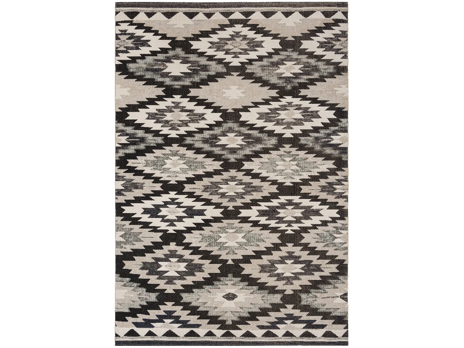 Tapis Gris/Noir 155 X 229 cm - Lailee
