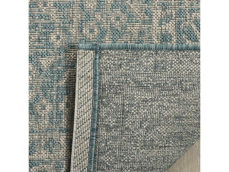 Tapis Gris/Bleu 79 X 152 cm - Amira