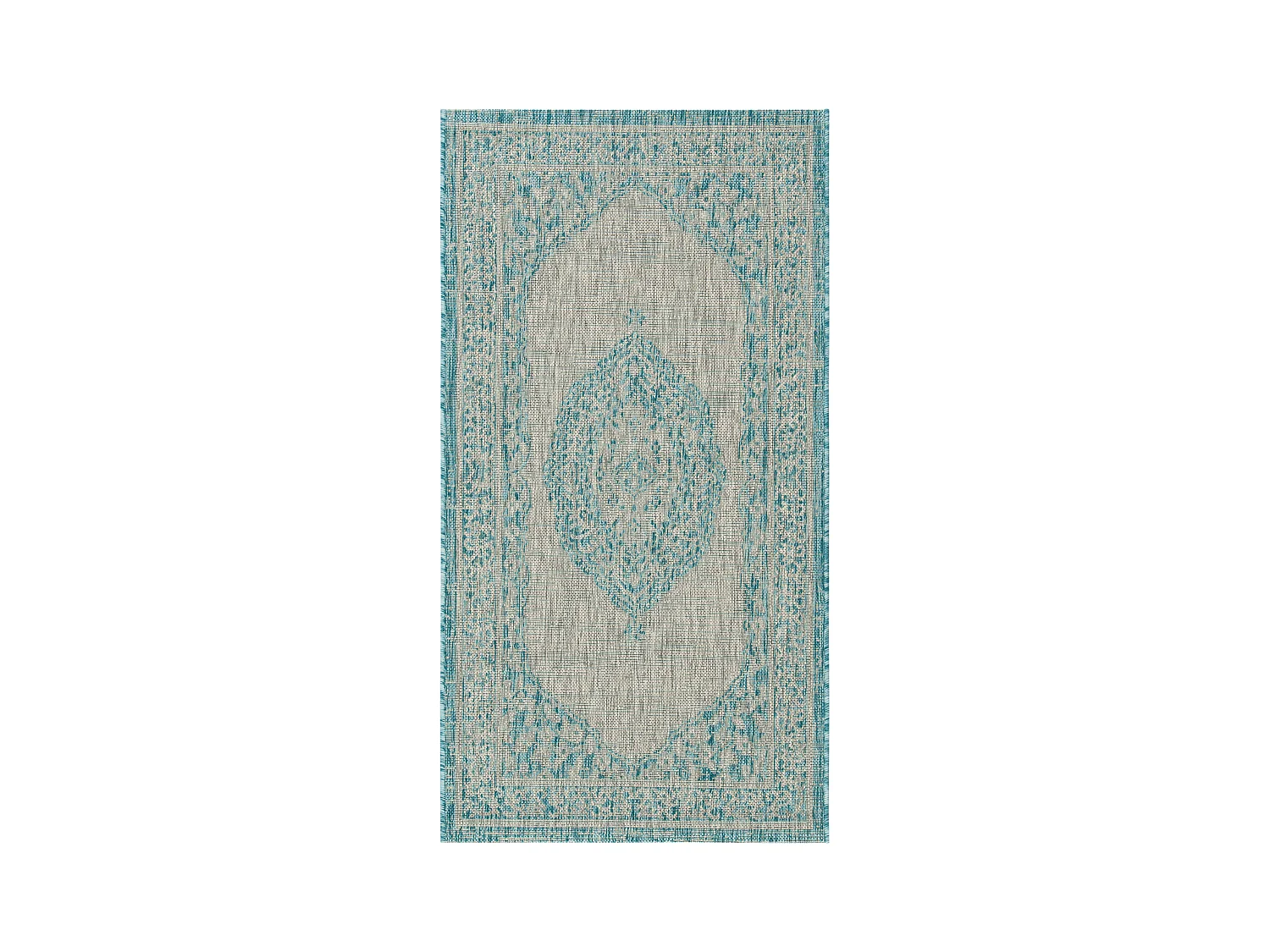 Tapis Gris/Bleu 79 X 152 cm - Amira