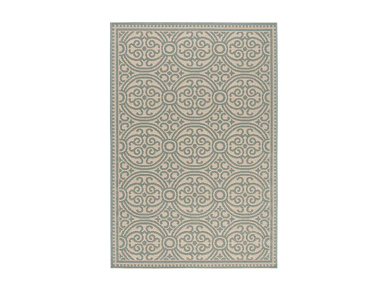 Tapis Bleu/Neutre 91 X 152 cm - Alicudi