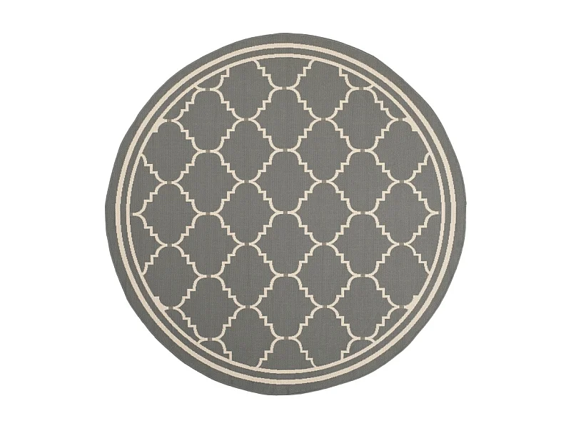 Tapis Gris/Neutre 160 X 160 cm - Oriah