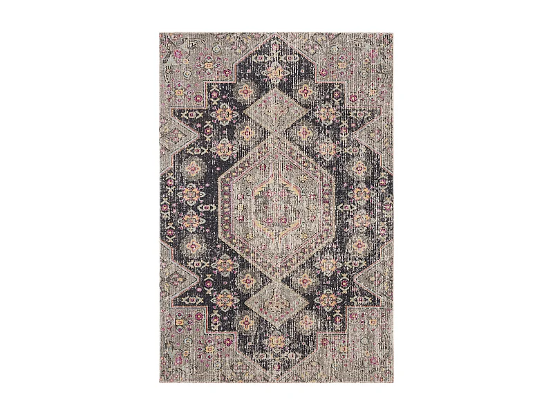 Tapis Noir/Multicolore 155 X 229 cm - Annik