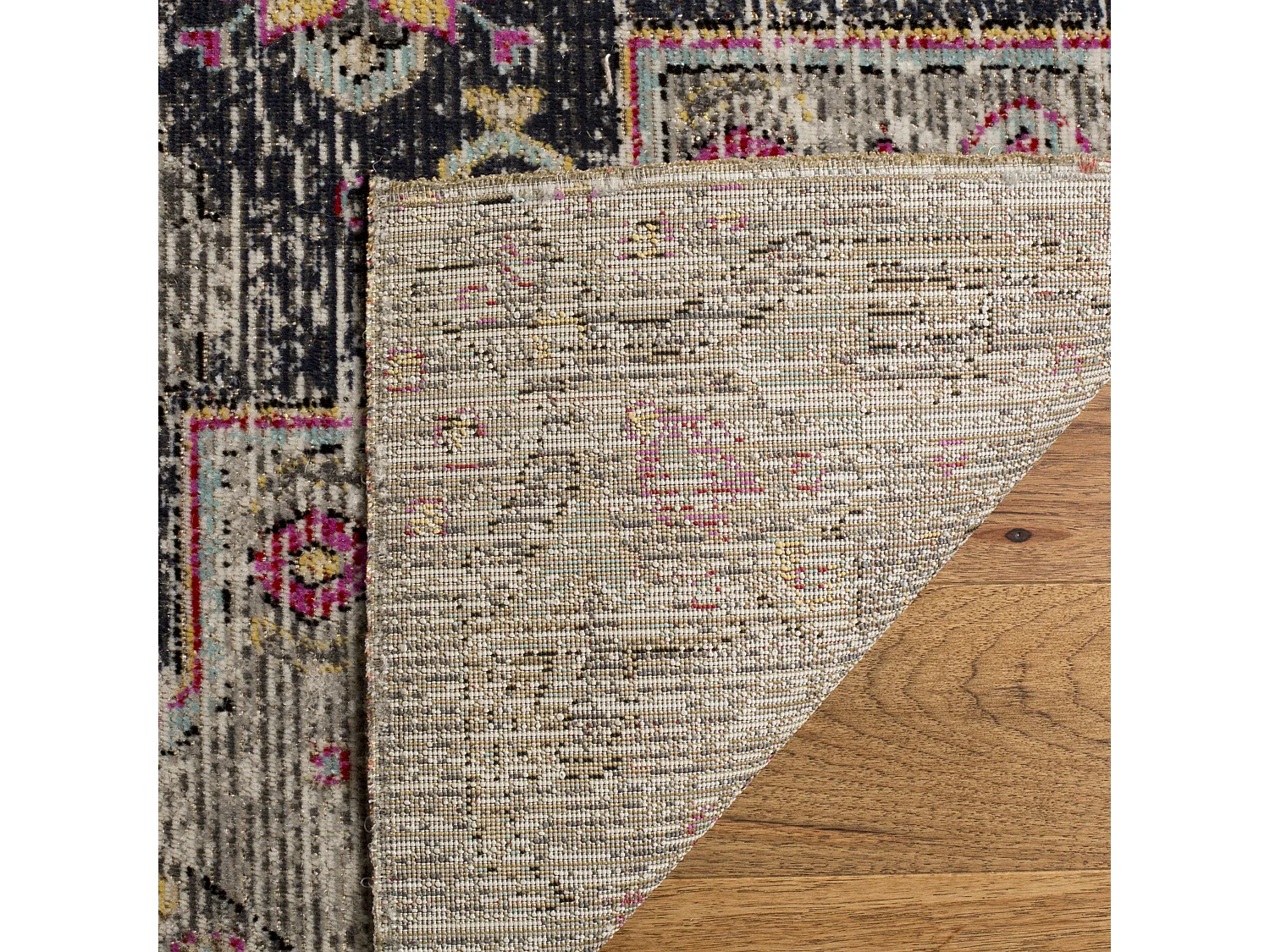 Tapis Noir/Multicolore 155 X 229 cm - Annik