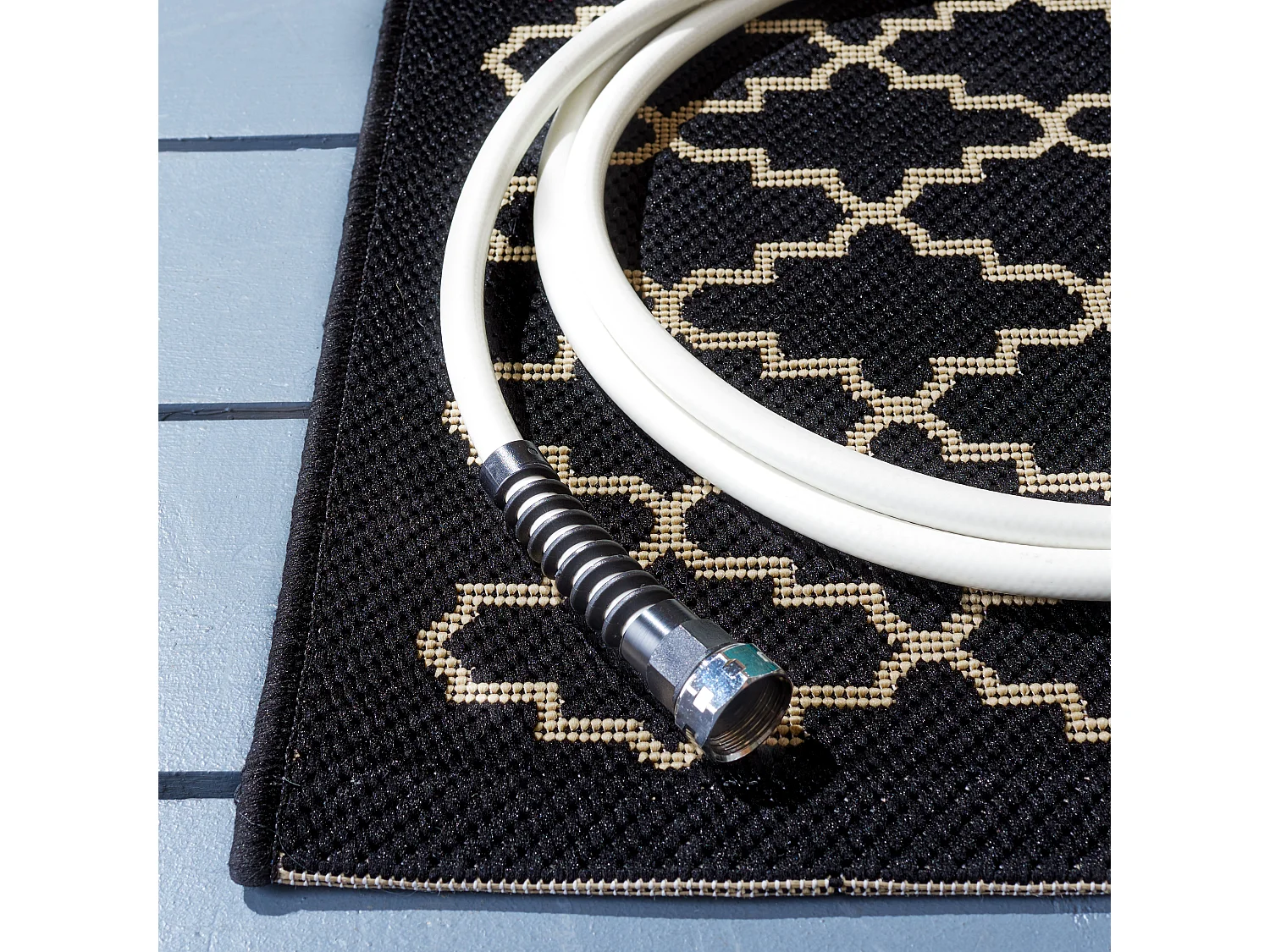 Tapis Noir/Neutre 201 X 290 cm - Zinnia