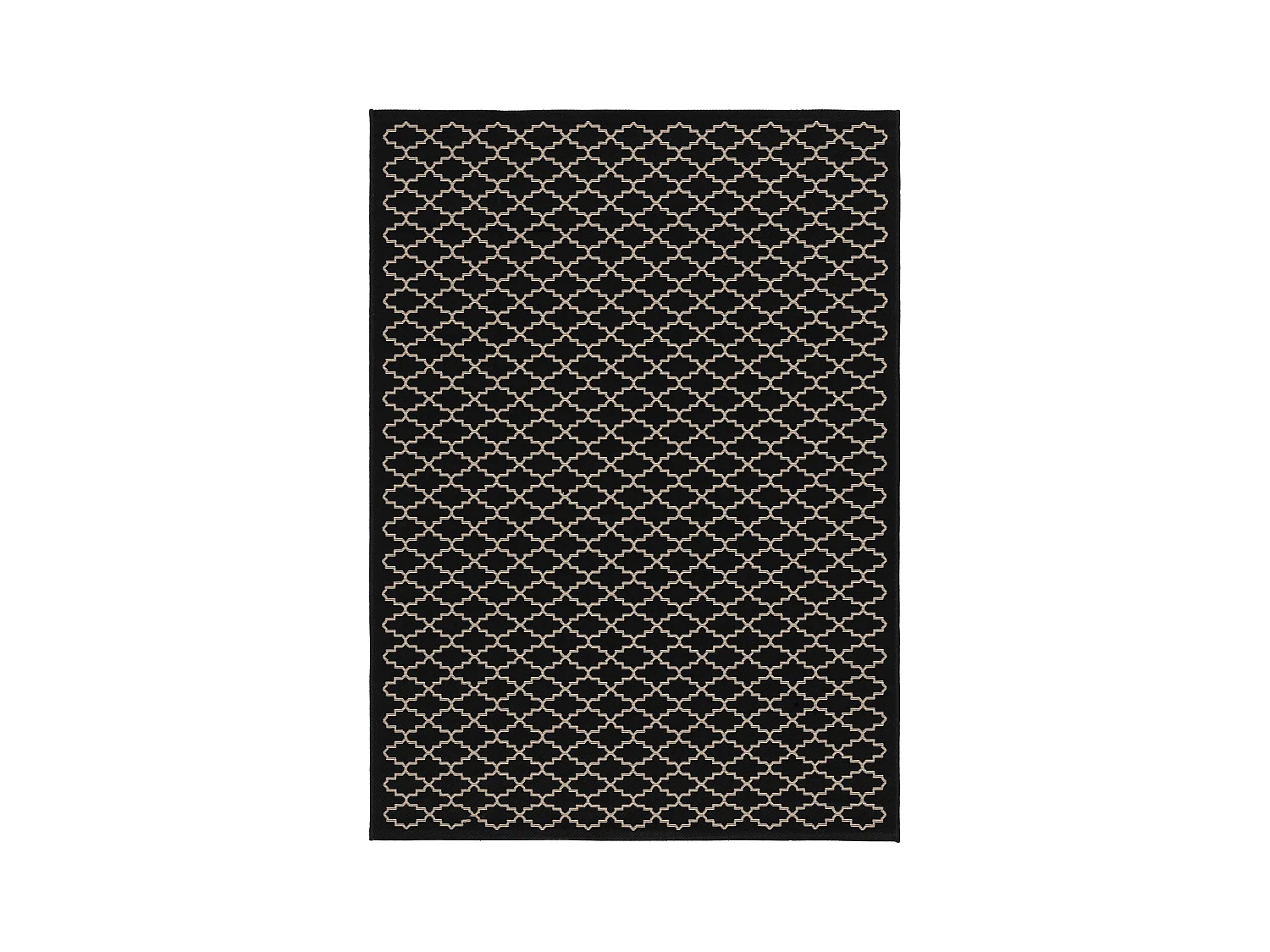 Tapis Noir/Neutre 201 X 290 cm - Zinnia