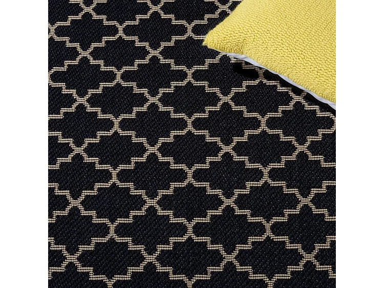 Tapis Noir/Neutre 201 X 290 cm - Zinnia