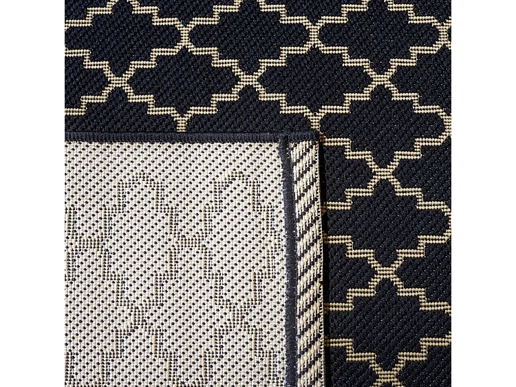 Tapis Noir/Neutre 201 X 290 cm - Zinnia