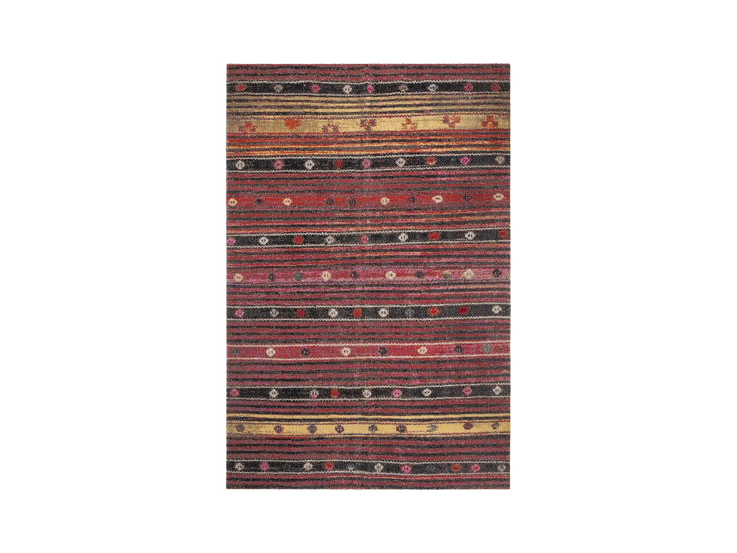 Tapis Marron/Multicolore 155 X 229 cm - Lemoine