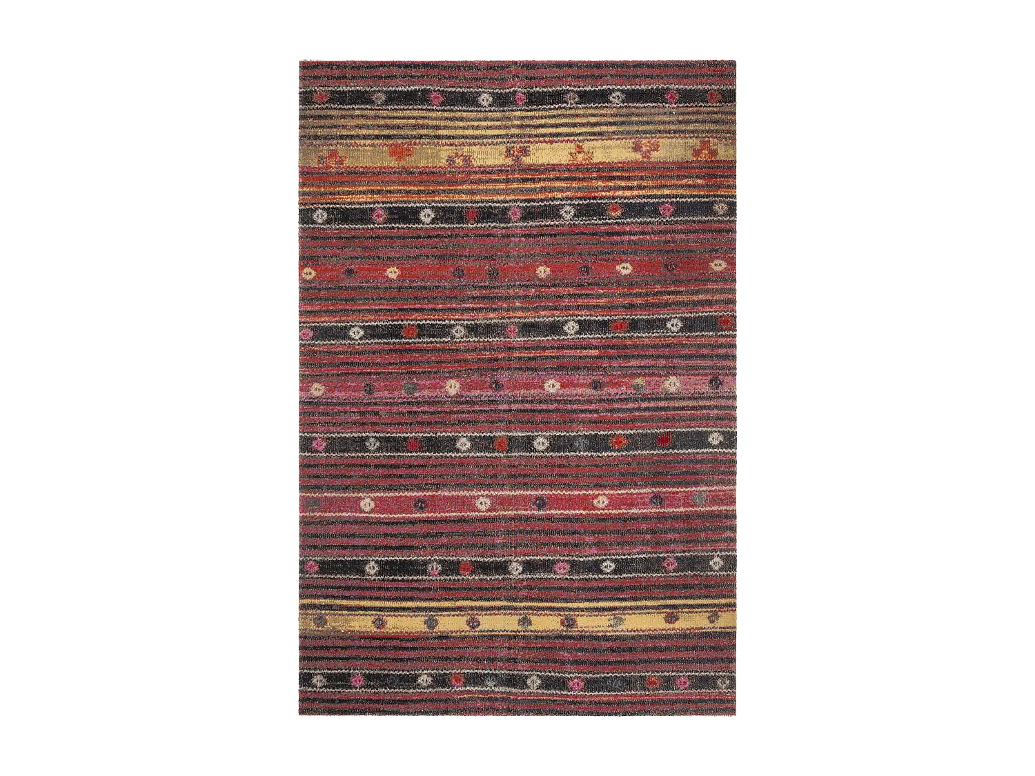 Tapis Marron/Multicolore 155 X 229 cm - Lemoine