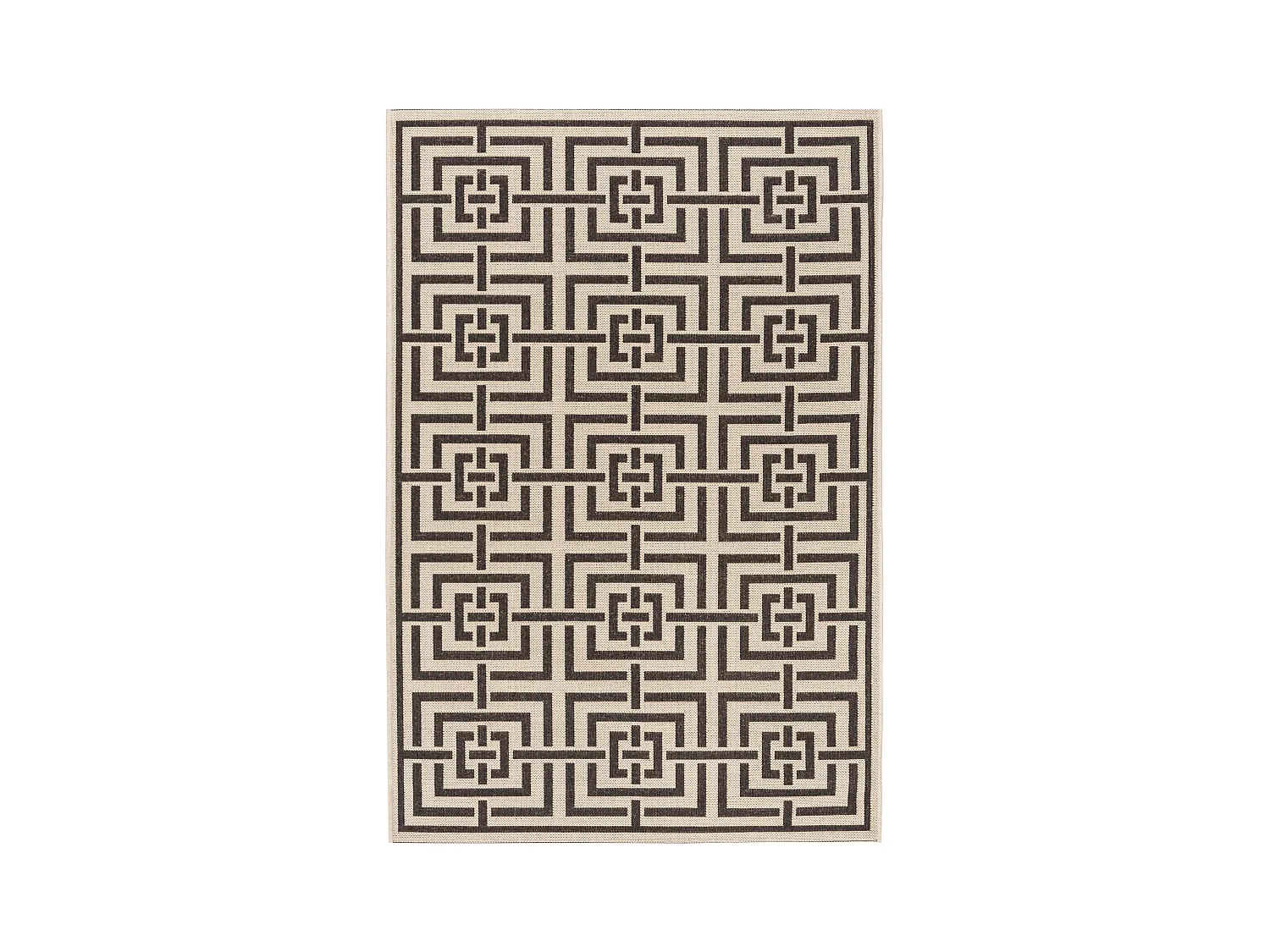 Tapis Neutre/Marron 91 X 152 cm - Lipari